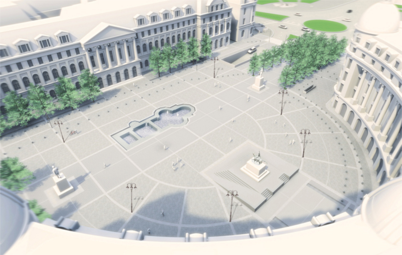 University Square, 2011, Bucarest, Dragan Architecture, Paris